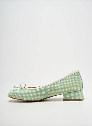 Ballerines impression talon plat jusqu'à 3cm vert FUGITIVE BY FRANCESCO ROSSI femme