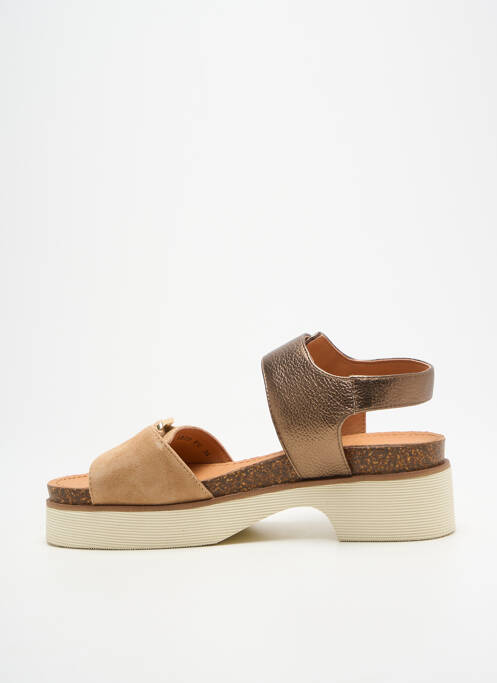 Sandales/Nu pieds marron FUGITIVE BY FRANCESCO ROSSI femme