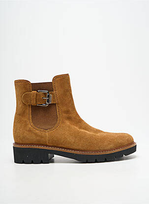 Bottines/boots nubuck talon plat jusqu'à 3cm marron GABOR femme