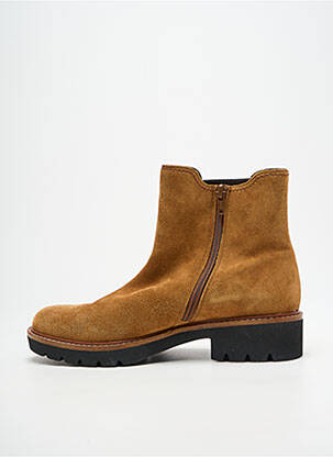 Bottines/boots nubuck talon plat jusqu'à 3cm marron GABOR femme