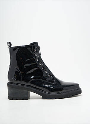 Bottines/boots matière lisse talon de 4 à 6cm noir MAM'ZELLE femme