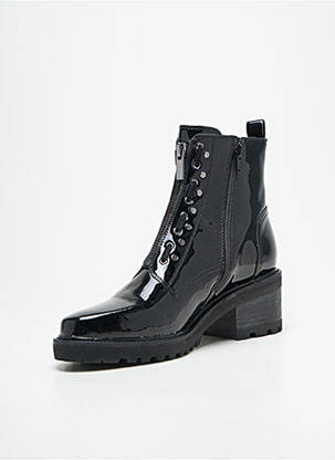 Bottines/boots matière lisse talon de 4 à 6cm noir MAM'ZELLE femme