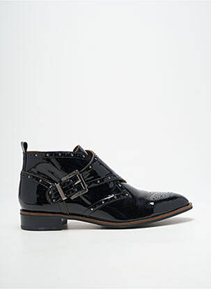 Bottines/boots matière lisse talon plat jusqu'à 3cm noir MAM'ZELLE femme