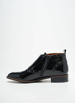 Bottines/boots matière lisse talon plat jusqu'à 3cm noir MAM'ZELLE femme
