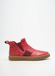 Bottines/boots matière lisse talon plat jusqu'à 3cm rose KOK AND KOON femme