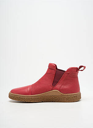 Bottines/boots matière lisse talon plat jusqu'à 3cm rose KOK AND KOON femme