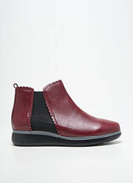 Bottines/boots matière lisse talon de 4 à 6cm violet WONDERS femme