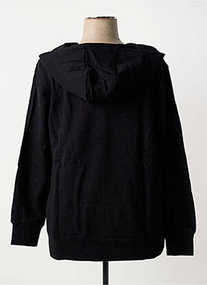 Sweat-shirt stretch manches longues noir SHEEGO femme