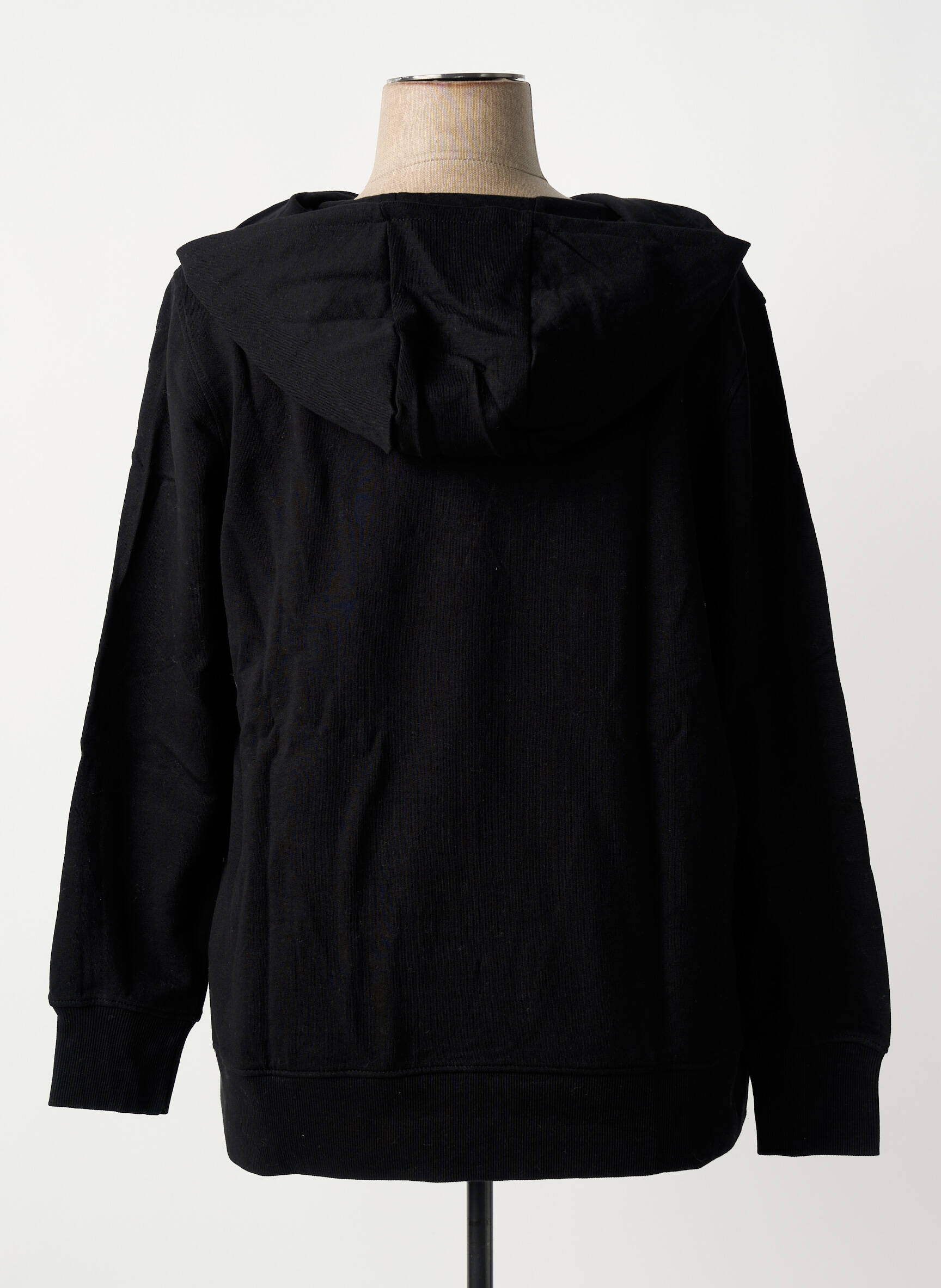 Sweat-shirt stretch manches longues noir SHEEGO femme