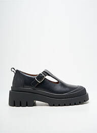 Derbies tissage satiné talon de 4 à 6cm noir PATAUGAS femme