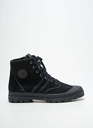 Baskets fourrée bout rond noir PATAUGAS homme