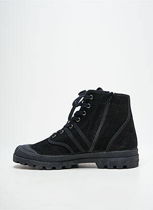 Baskets fourrée bout rond noir PATAUGAS homme