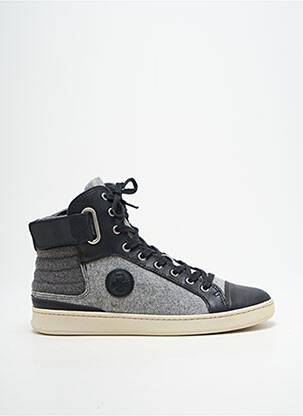 Baskets bout rond talon plat jusqu'à 3cm gris PATAUGAS femme