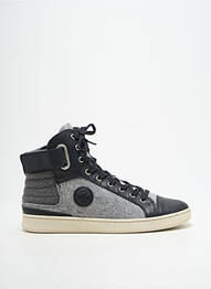 Baskets bout rond talon plat jusqu'à 3cm gris PATAUGAS femme