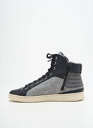 Baskets bout rond talon plat jusqu'à 3cm gris PATAUGAS femme