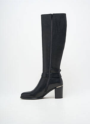 Bottes matière lisse talon de 4 à 6cm noir ADIGE femme