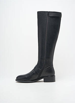 Bottes matière lisse talon plat jusqu'à 3cm noir ADIGE femme