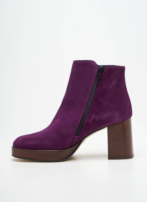 Bottines/Boots violet ADIGE femme
