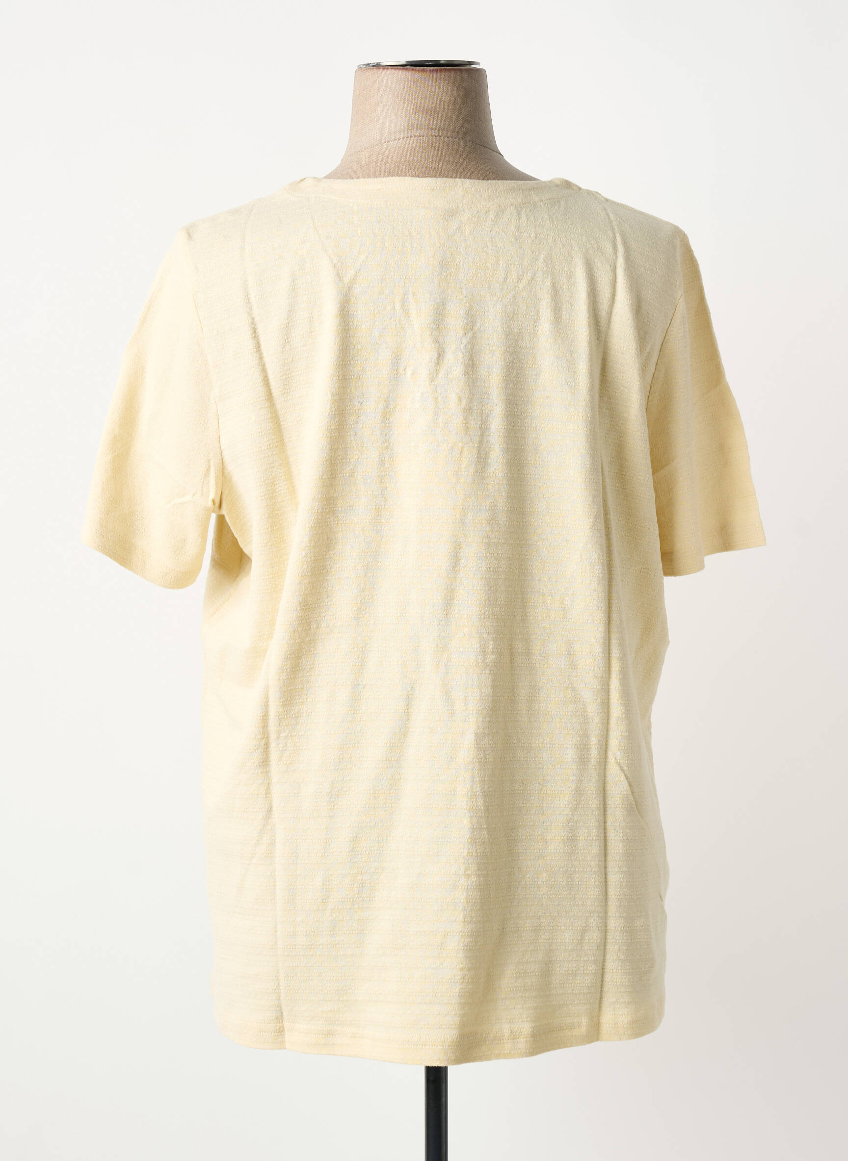 Top stretch manches courtes beige SHEEGO femme