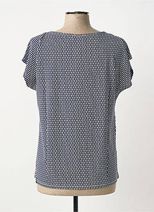 T-shirt imprimé fantaisie manches courtes bleu SHEEGO femme