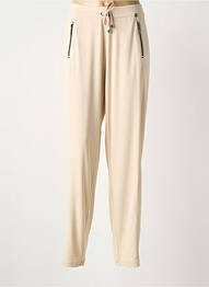 Pantalon droit stretch taille normale beige BARBARA LEBEK femme