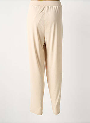 Pantalon droit stretch taille normale beige BARBARA LEBEK femme