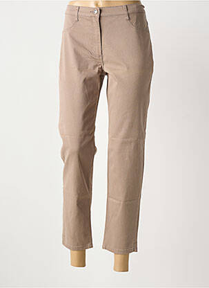 Pantalon 7/8 stretch taille normale marron BETTY BARCLAY femme