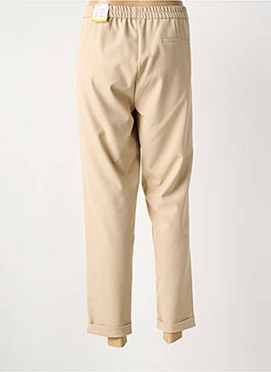 Pantalon 7/8 stretch taille normale beige FRANK WALDER femme