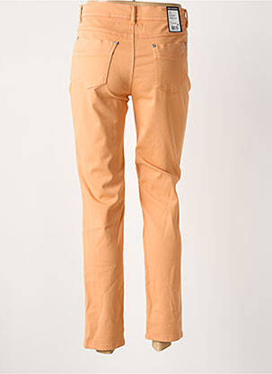 Pantalon 7/8 stretch taille normale orange ANNA MONTANA femme