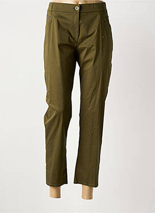 Pantalon 7/8 stretch taille normale vert MERI & ESCA femme