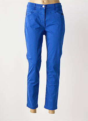 Pantalon 7/8 stretch taille normale bleu BETTY BARCLAY femme