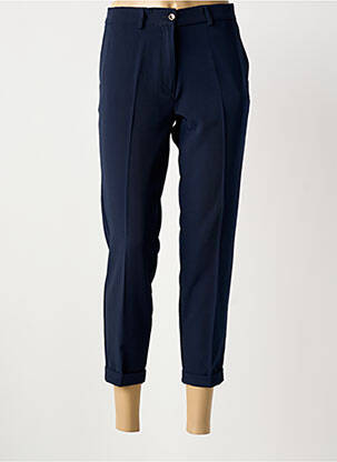 Pantalon 7/8 stretch taille normale bleu LCDN femme