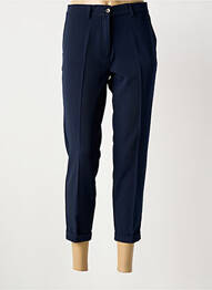 Pantalon 7/8 stretch taille normale bleu LCDN femme