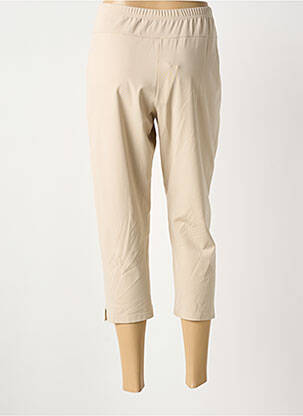 Pantacourt coupe droite taille normale beige GUY DUBOUIS femme