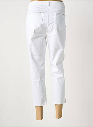 Pantacourt stretch taille normale blanc MERI & ESCA femme