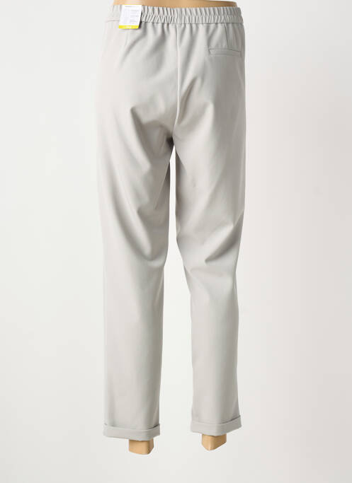 Pantalon 7/8 stretch taille normale gris FRANK WALDER femme