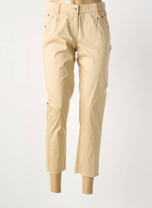 Pantalon 7/8 stretch taille normale beige MERI & ESCA femme