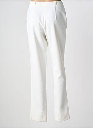 Pantalon slim taille élastique taille normale beige GUY DUBOUIS femme