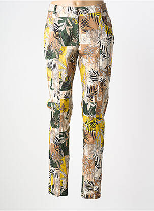Pantalon slim taille normale taille normale vert MERI & ESCA femme