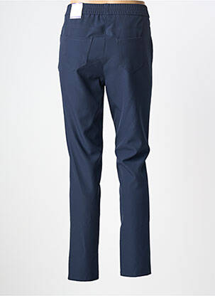Pantalon slim taille élastique taille normale bleu FRANK WALDER femme