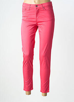 Pantalon 7/8 stretch taille normale rose LCDN femme