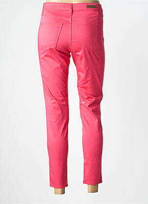 Pantalon 7/8 stretch taille normale rose LCDN femme
