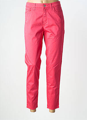 Pantalon 7/8 stretch taille normale rose LCDN femme