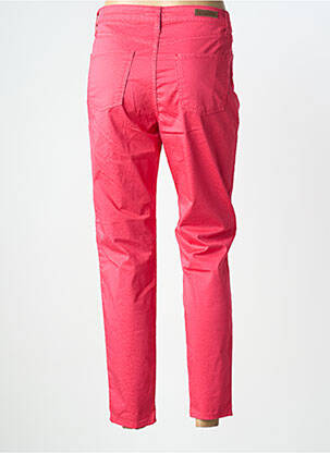 Pantalon 7/8 stretch taille normale rose LCDN femme