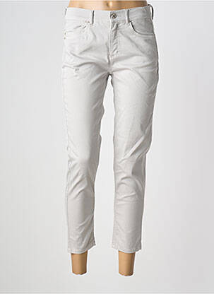 Pantalon 7/8 stretch taille normale gris ANNA MONTANA femme