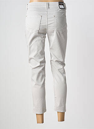 Pantalon 7/8 stretch taille normale gris ANNA MONTANA femme