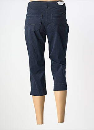 Pantacourt taille normale taille normale bleu ANNA MONTANA femme
