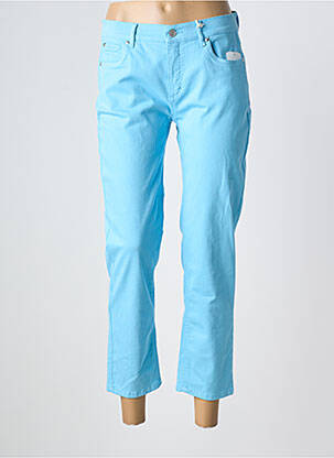 Pantalon 7/8 bleu ANNA MONTANA femme