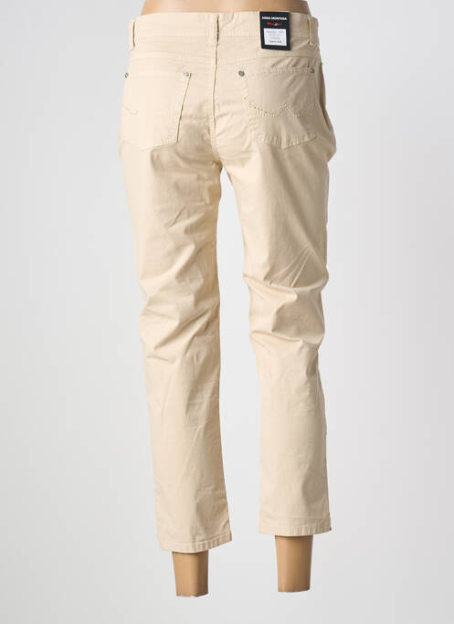 Pantalon 7/8 beige ANNA MONTANA femme