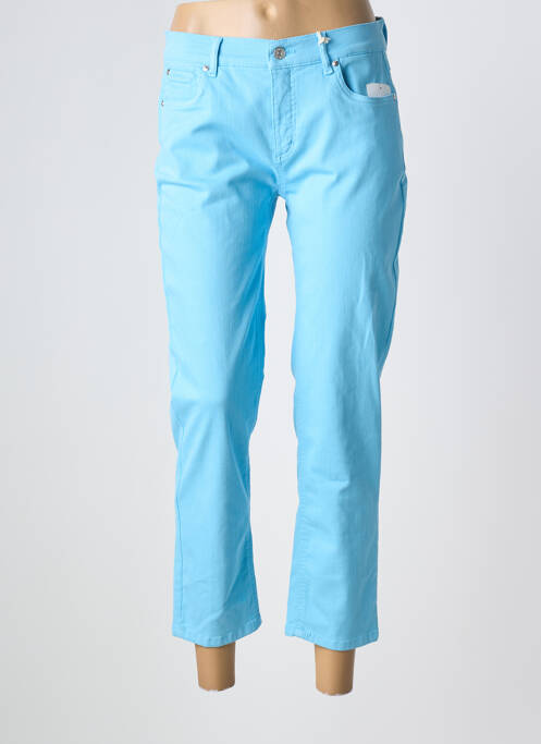 Pantalon 7/8 bleu ANNA MONTANA femme